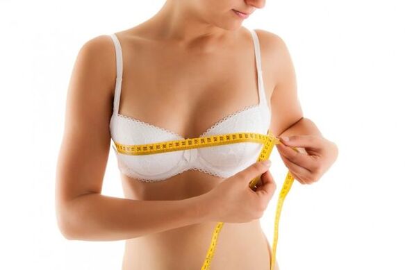 Measure breasts before endoscopic breast augmentation