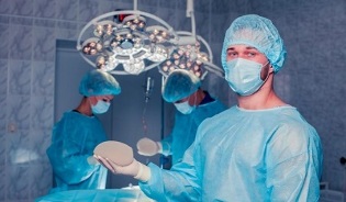Breast augmentation by implants