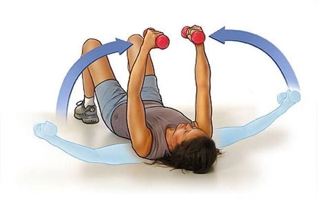 Exercises with weights to increase breasts
